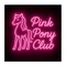 Stupell Industries Pink Pony Club Neon Canvas, design by Grotto Studios